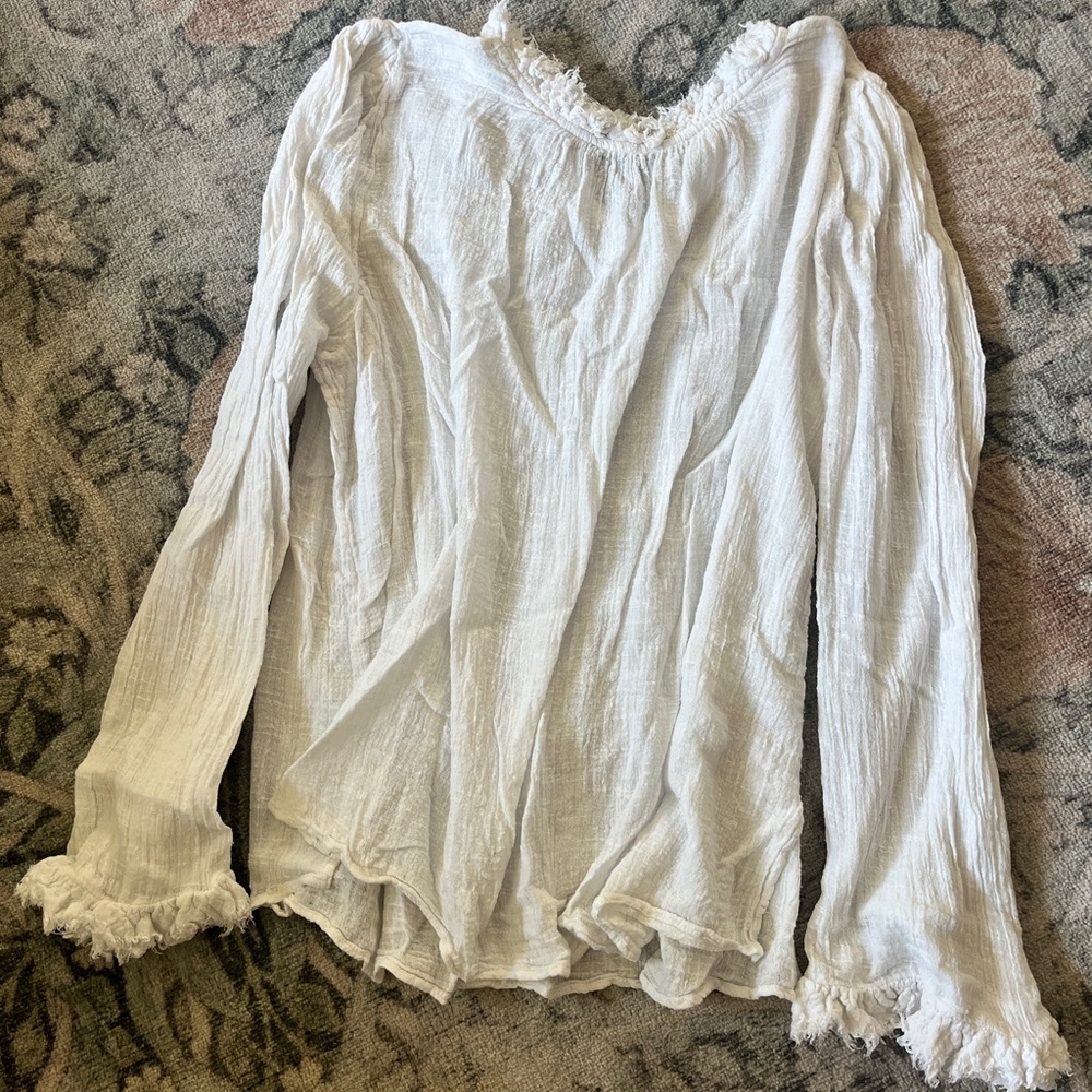Free People Elegant White Women's Top